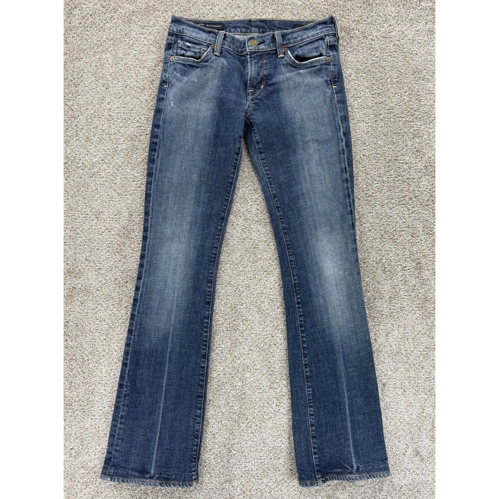 Citizens Of Humanity Women's Medium Wash Blue Boot Cut Jeans